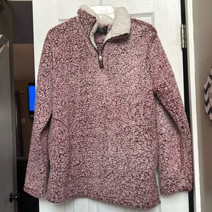 Love Tree Sherpa Pullover Medium Preowned